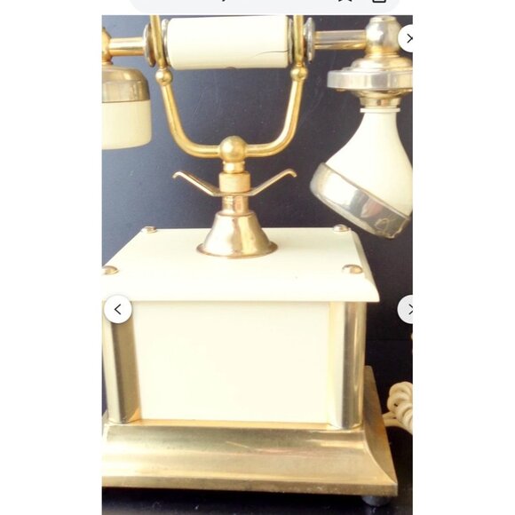 Antique Rotary Telephone Made In Italy French Style Princess Provincial Vintage - Picture 3 of 4